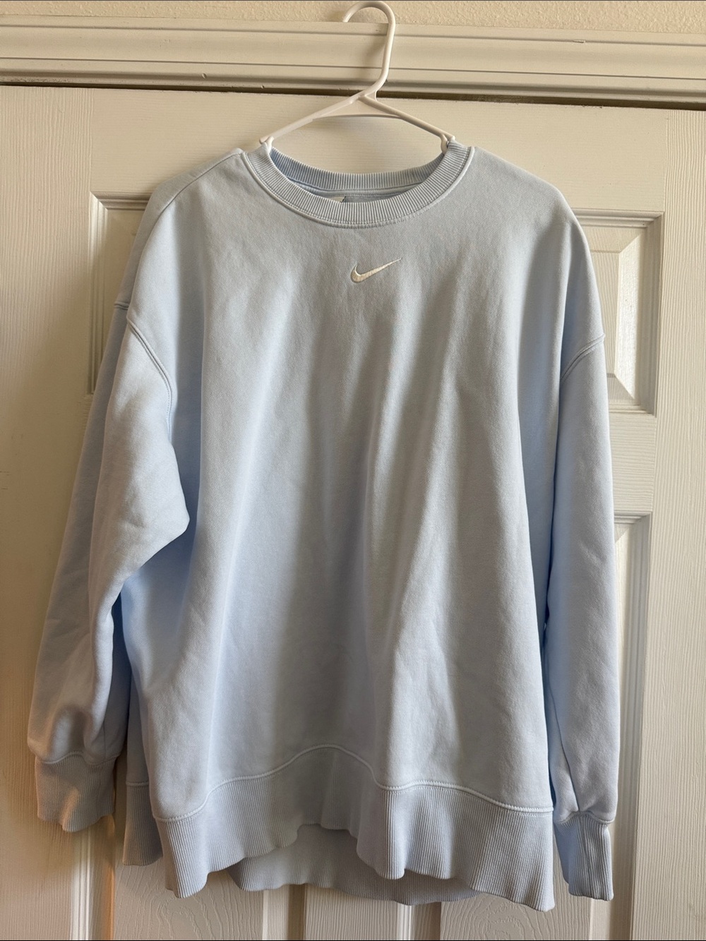 Nike soft touch light blue with white Swoosh Tag